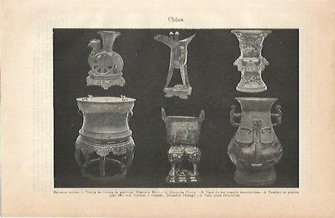 LAMINA ESPASA 1981: Bronces de China