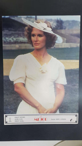 Poster pelicula: El mejor (numerado 02), The Natural. Director Barry Levinson con Robert Redford, Glenn Close, Rovert Duvall