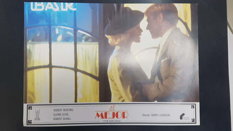Poster pelicula: El mejor (numerado 04), The Natural. Director Barry Levinson con Robert Redford, Glenn Close, Rovert Duvall