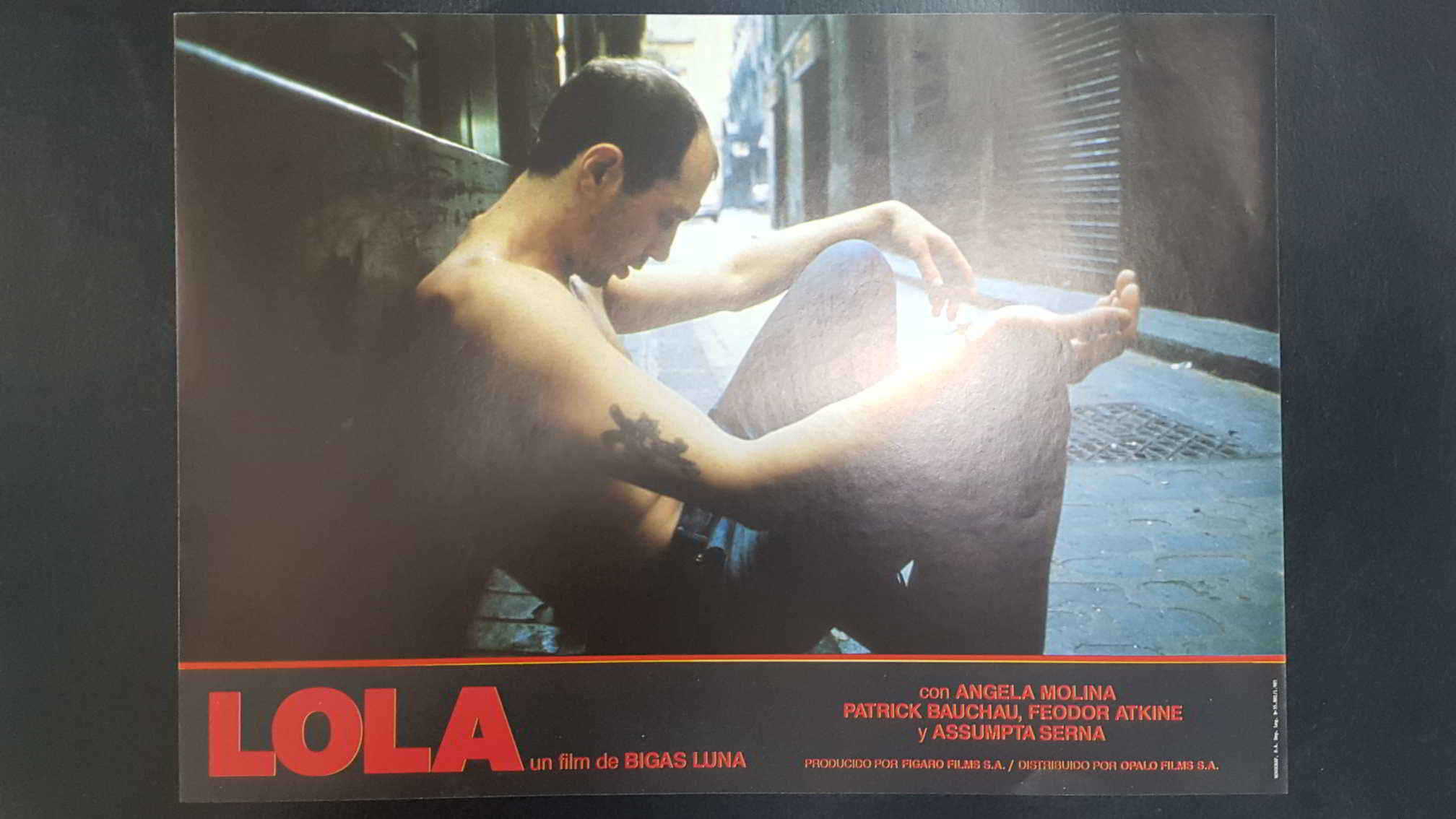 Poster pelicula: Lola (numerado 03) un film de Bigas Luna con Angela Molina, Patrick Bauchau, Feoder Atkine