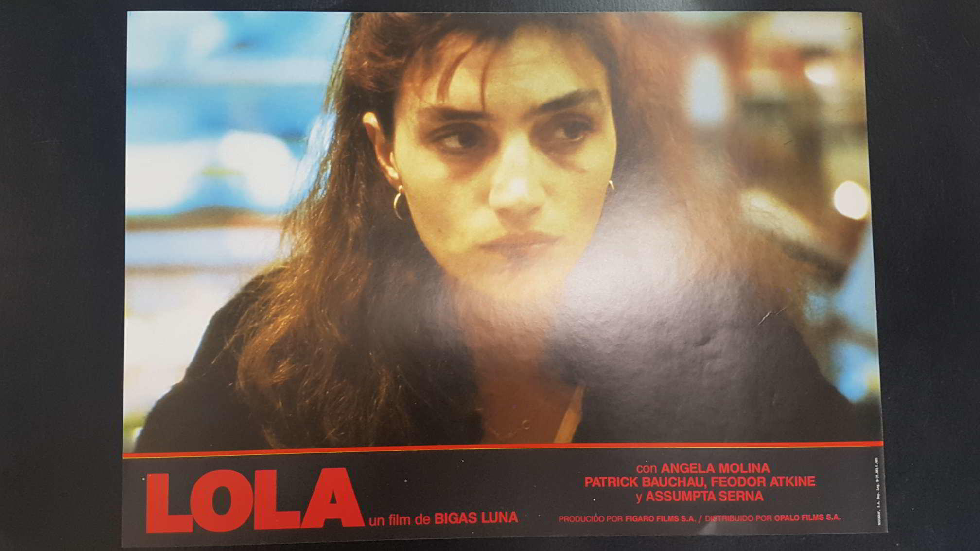 Poster pelicula: Lola (numerado 04) un film de Bigas Luna con Angela Molina, Patrick Bauchau, Feoder Atkine
