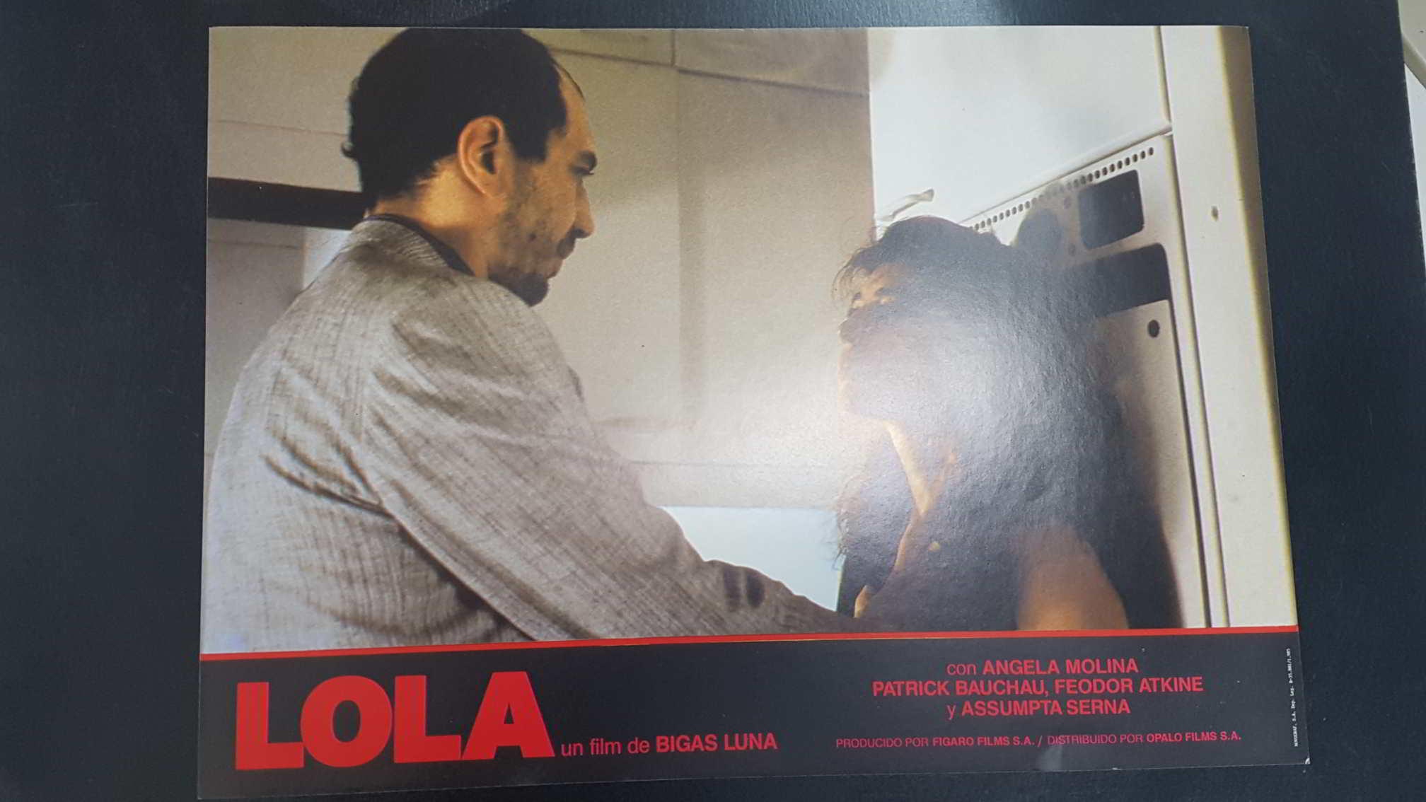Poster pelicula: Lola (numerado 11) un film de Bigas Luna con Angela Molina, Patrick Bauchau, Feoder Atkine