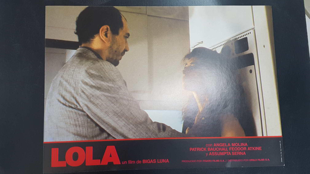 Poster pelicula: Lola (numerado 11) un film de Bigas Luna con Angela Molina, Patrick Bauchau, Feoder Atkine