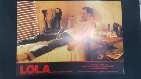Poster pelicula: Lola (numerado 12) un film de Bigas Luna con Angela Molina, Patrick Bauchau, Feoder Atkine
