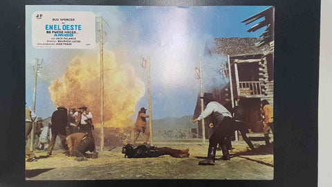 Poster pelicula: En el oeste se puede hacer amigos. Director: Maurizio Lucidi con Bud Spencer, Jack Palance