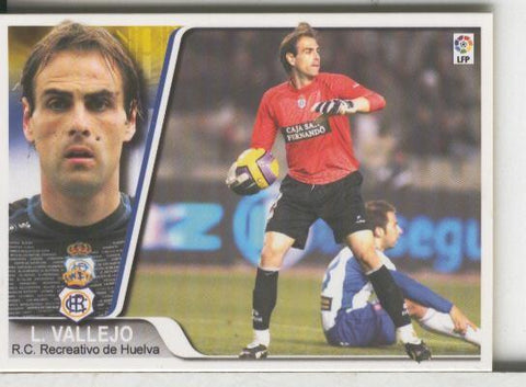 Cromos: Liga 2007-2008: Recretativo Huelva numero 129: L.Vallejo