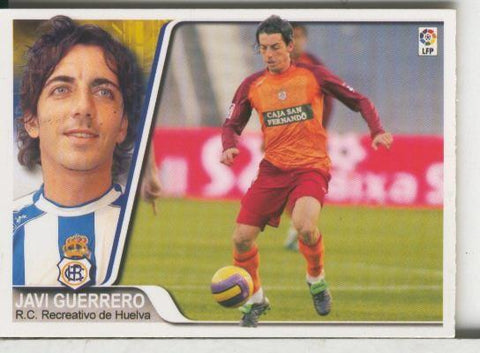 Cromos: Liga 2007-2008: Recretativo Huelva numero 141: Javi Guerrero