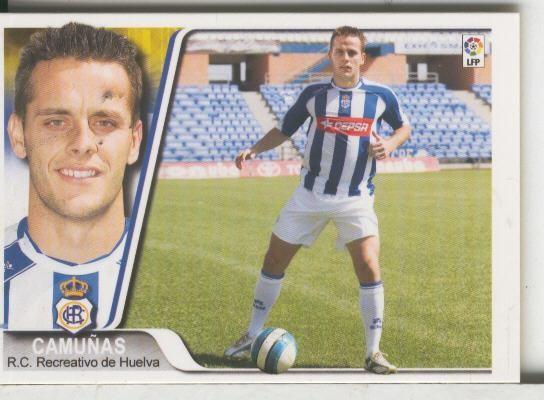 Cromos: Liga 2007-2008: Recretativo Huelva numero 140: Camuñas