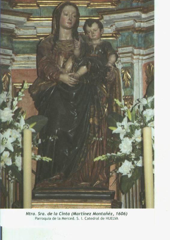 Postal 014569: Virgen Ntra Sra de la Cinta (Martinez Montañes), catedral de Huelva