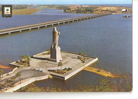 Postal 036772 : Huelva. Monumento a Colon. Vista aerea