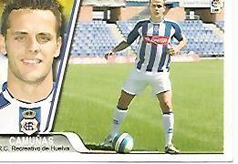 CROMO ALBUM LIGA DE FUTBOL 2007-2008: Camuñas (no 140) Recreativo de Huelva