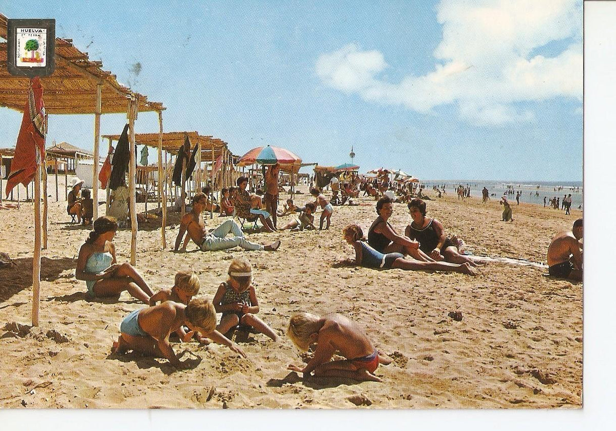 Postal 037662 : Huelva. Playa de Punta Umbria