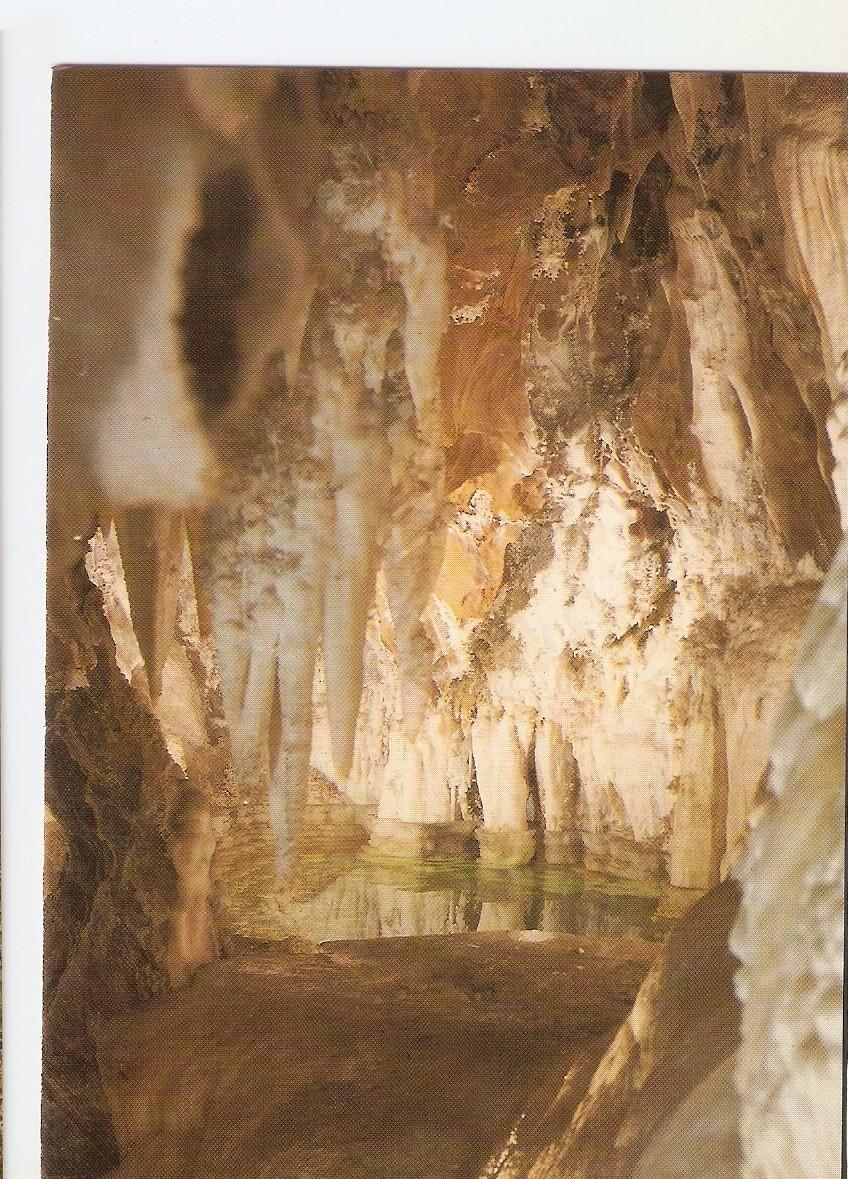 Postal 038611 : Gruta de las Maravillas Aracena (Huelva). Lago Azul