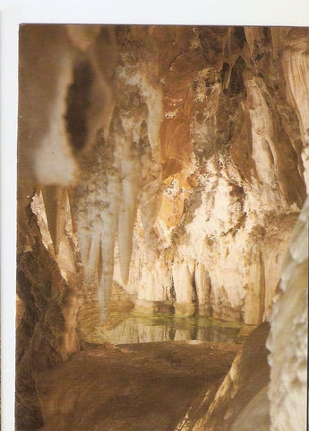 Postal 038611 : Gruta de las Maravillas Aracena (Huelva). Lago Azul