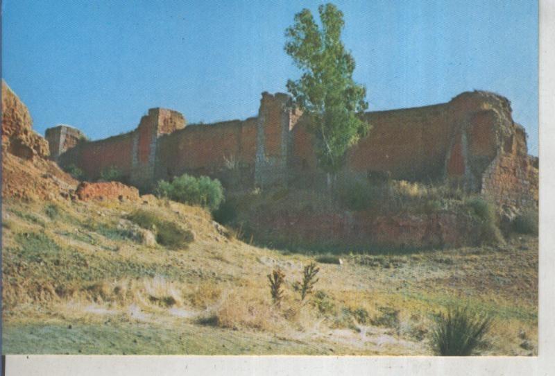 Postal 016213: Vista parcial puerta de Sevilla en Niebla, Huelva