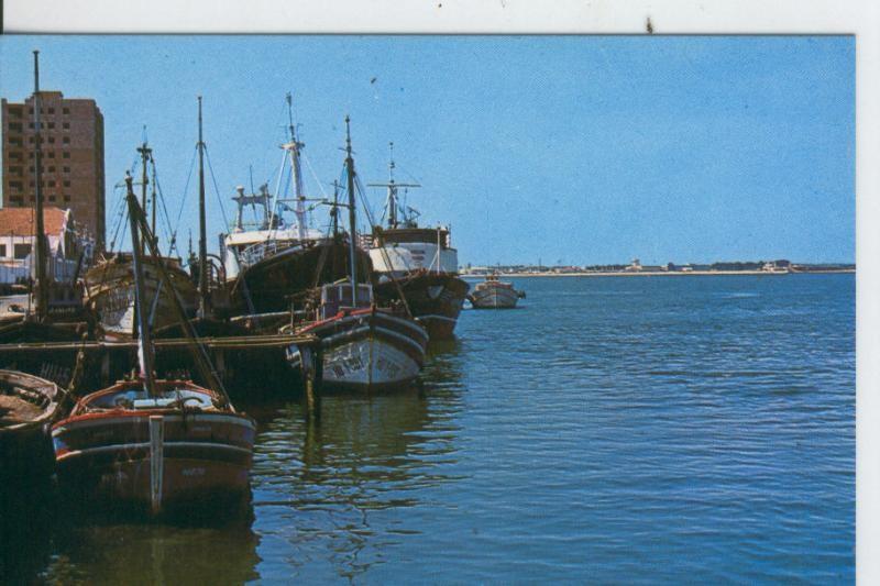 Postal 7176 : Huelva, Ayamonte, el puerto