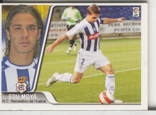 Cromos: Liga 2007-2008: Recretativo Huelva numero 132: Edu Moya