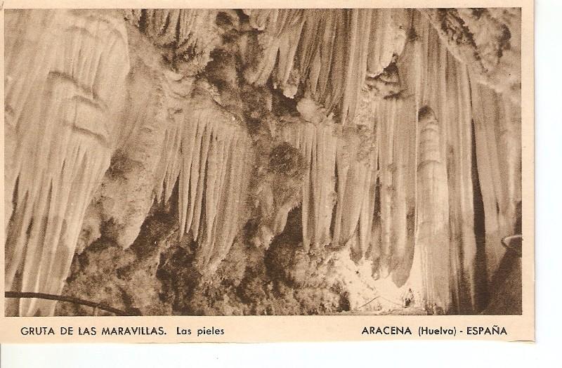 Postal 032514 : Gruta de las Maravillas. Las pieles Aracena (Huelva) - España