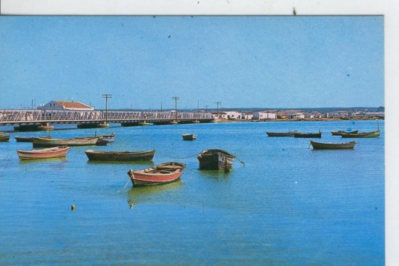 Postal 7171 : Huelva, Isla Cristina, puente sobre el rio Carreras