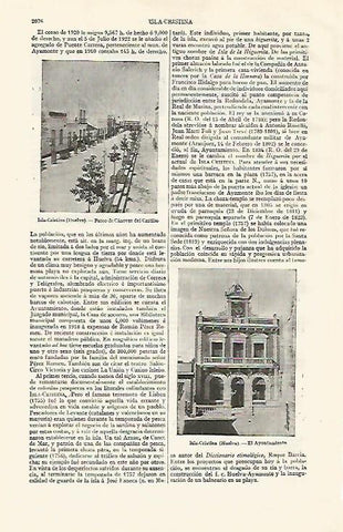 LAMINA ESPASA 20866: Ayuntamiento y paseo de Isla Cristina en Huelva
