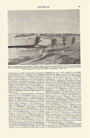 LAMINA ESPASA 20779: Desembarco de la infanteria de Marina de España en Huelva