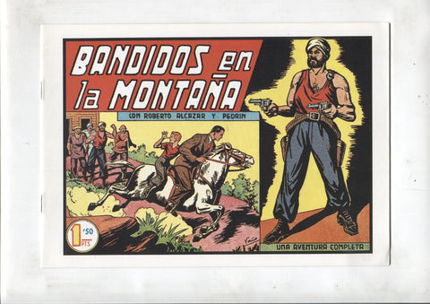 Facsimil: Roberto Alcazar y Pedrin numero 0232: Bandidos en la montaña