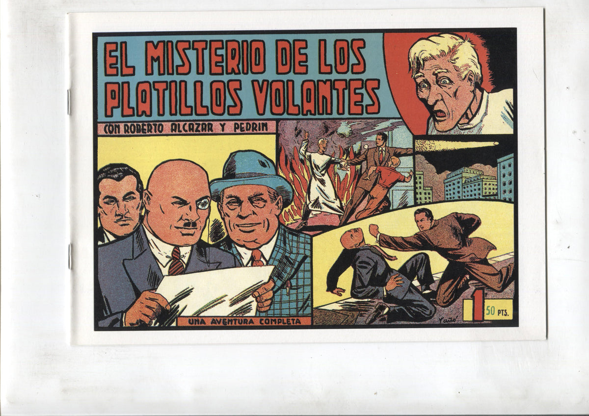 Facsimil: Roberto Alcazar y Pedrin numero 0233: El misterio de los platillos volantes
