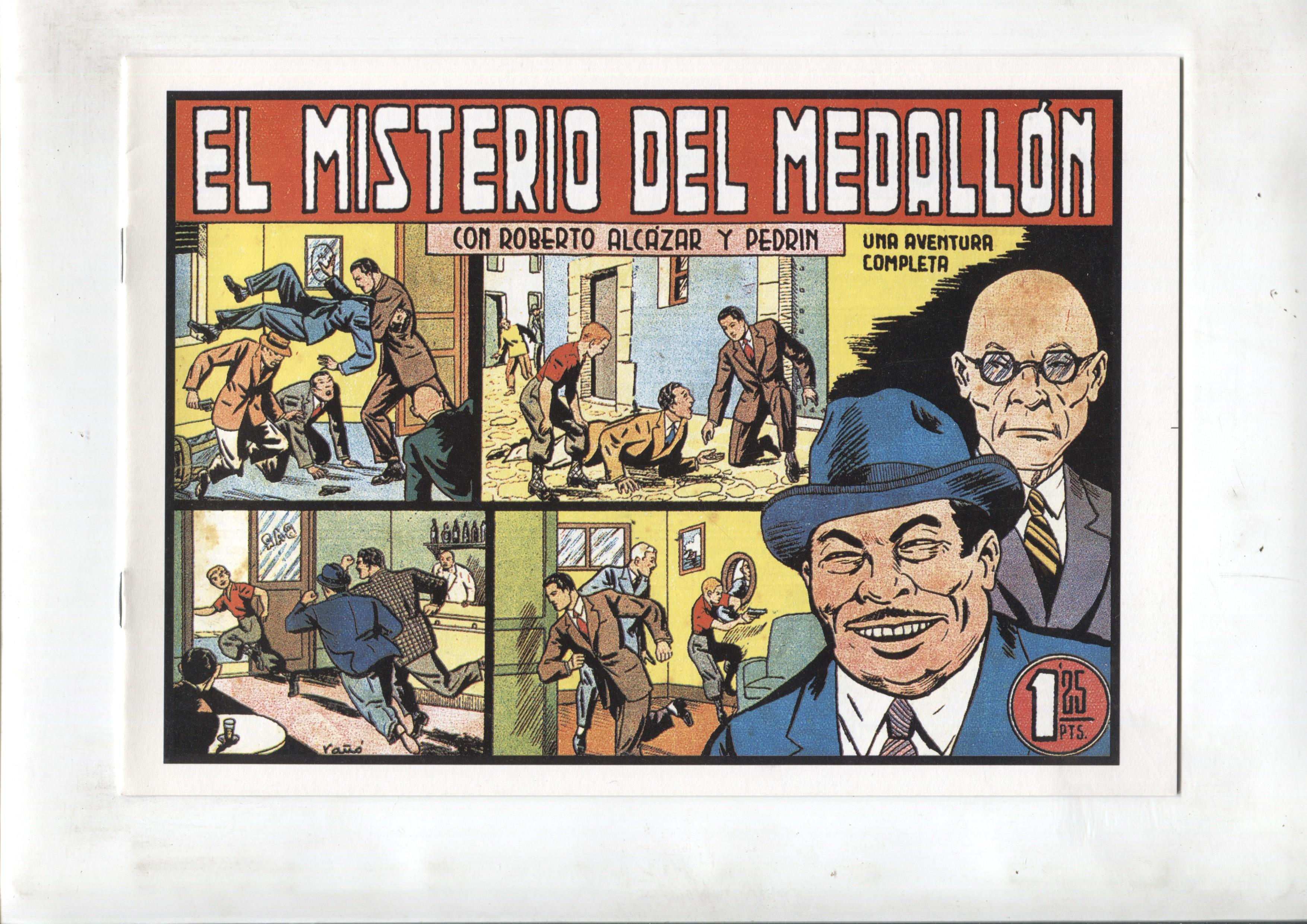 Facsimil: Roberto Alcazar y Pedrin numero 0235: El misterio del medallon