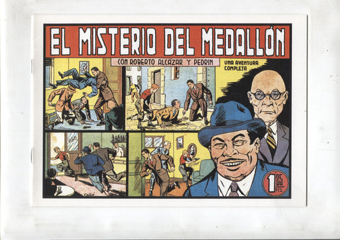 Facsimil: Roberto Alcazar y Pedrin numero 0235: El misterio del medallon