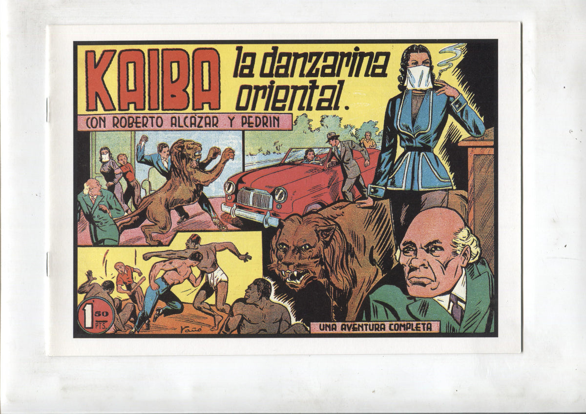 Facsimil: Roberto Alcazar y Pedrin numero 0236: Kaiba la danzarina oriental