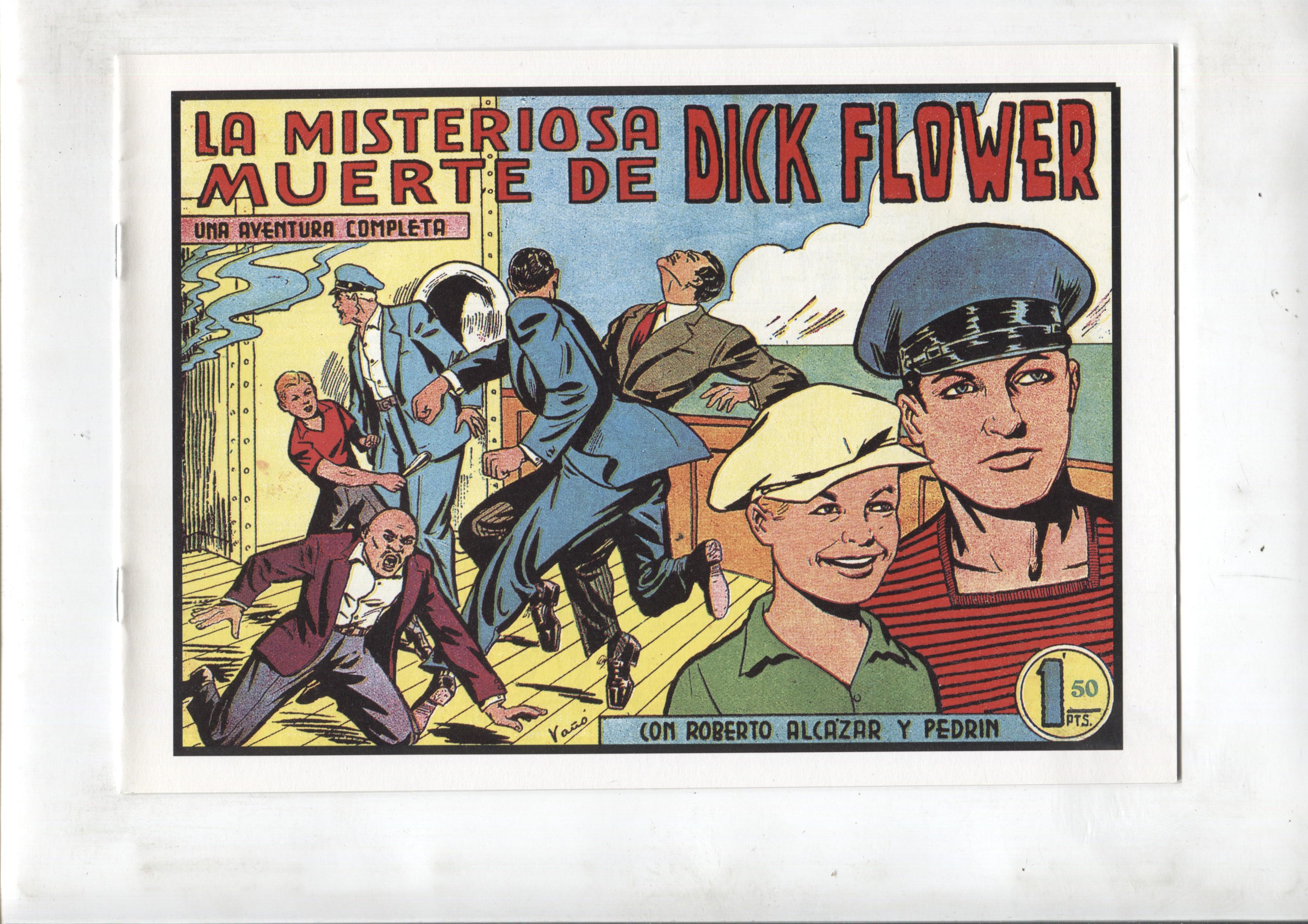 Facsimil: Roberto Alcazar y Pedrin numero 0239: La misteriosa muerte de Dick Flower