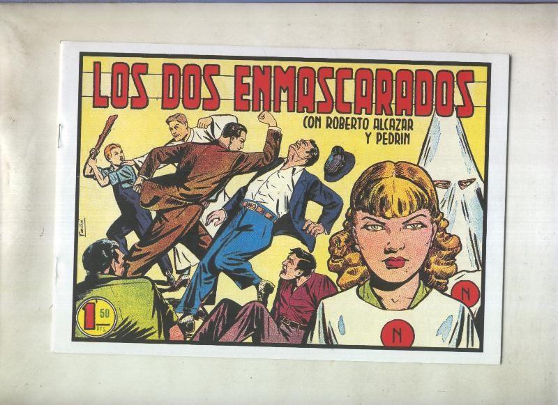 Facsimil: Roberto Alcazar y Pedrin numero 0246: Los dos enmascarados