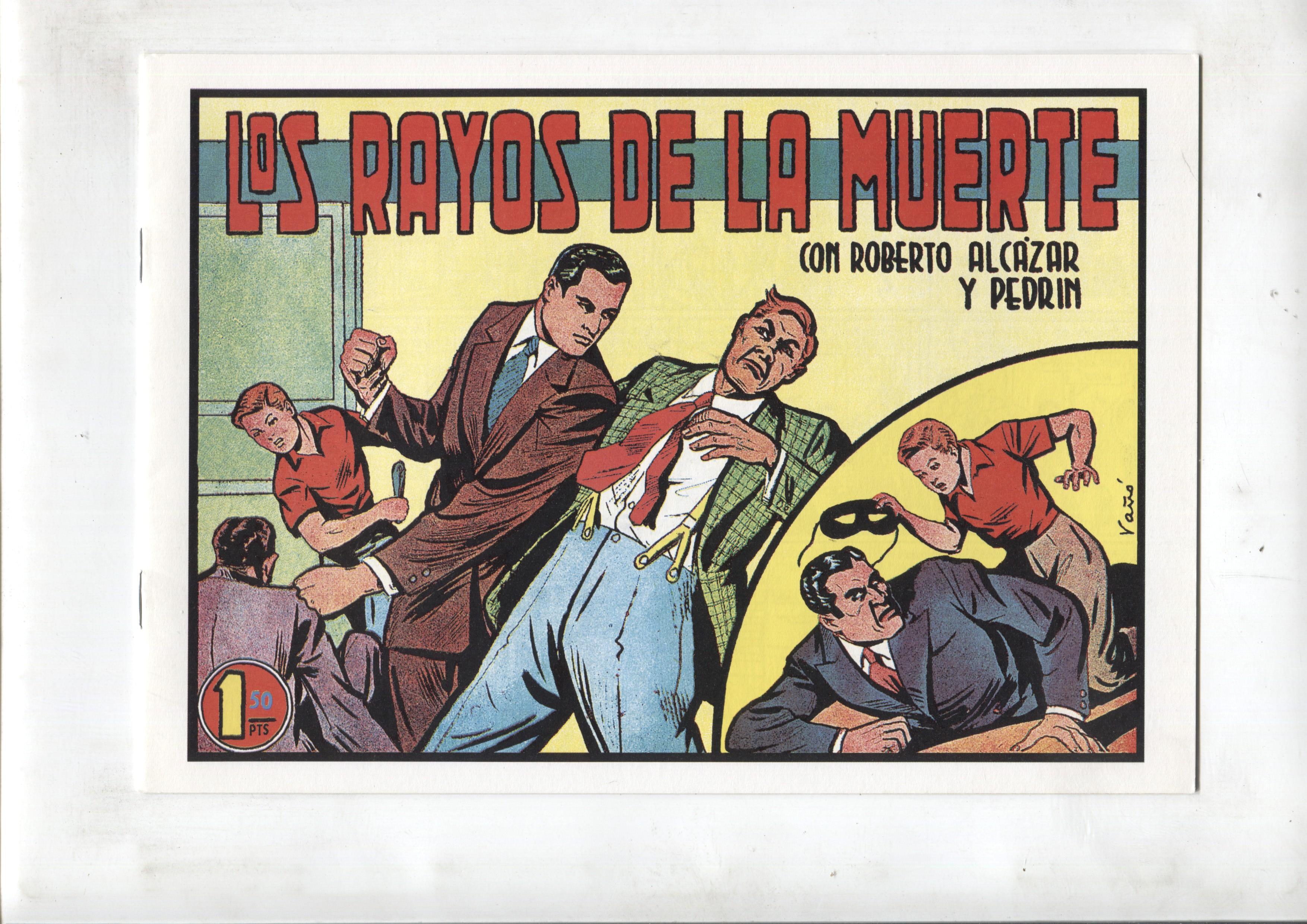Facsimil: Roberto Alcazar y Pedrin numero 0248: Los rayos de la muerte