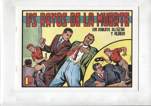 Facsimil: Roberto Alcazar y Pedrin numero 0248: Los rayos de la muerte