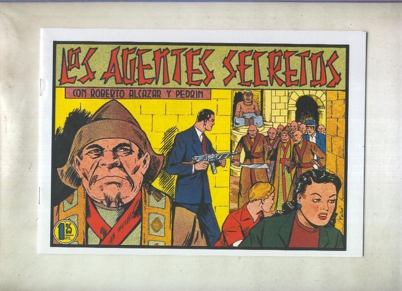 Facsimil: Roberto Alcazar y Pedrin numero 0261: Los agentes secretos