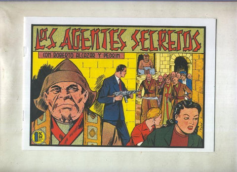 Facsimil: Roberto Alcazar y Pedrin numero 0261: Los agentes secretos