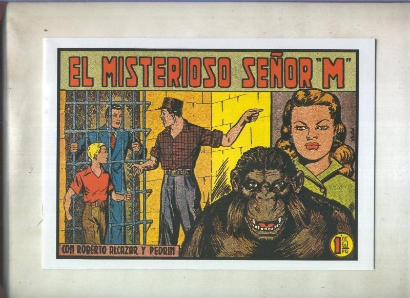 Facsimil: Roberto Alcazar y Pedrin numero 0262: El misterioso señor M
