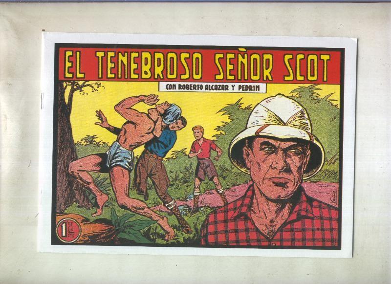 Facsimil: Roberto Alcazar y Pedrin numero 0272: El tenebroso señor Scot