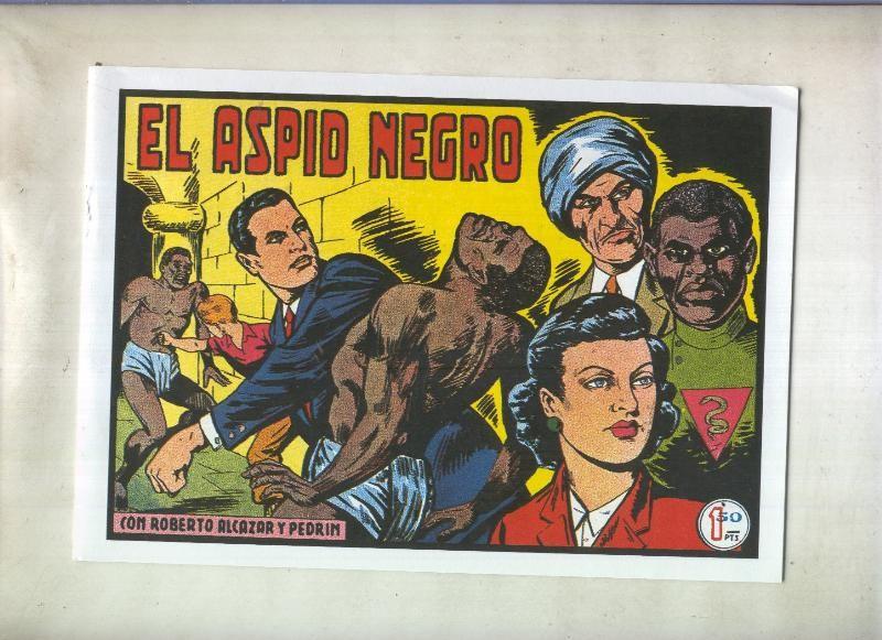 Facsimil: Roberto Alcazar y Pedrin numero 0273: El aspid negro