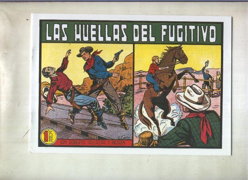 Facsimil: Roberto Alcazar y Pedrin numero 0277: Las huellas del fugitivo