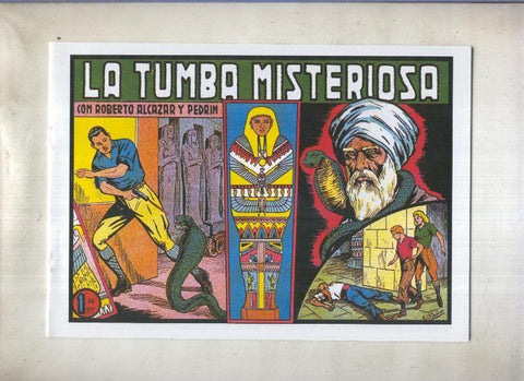 Facsimil: Roberto Alcazar y Pedrin numero 0289: La tumba misteriosa