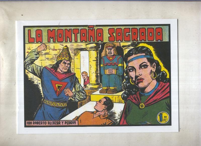 Facsimil: Roberto Alcazar y Pedrin numero 0291: La montaña sagrada