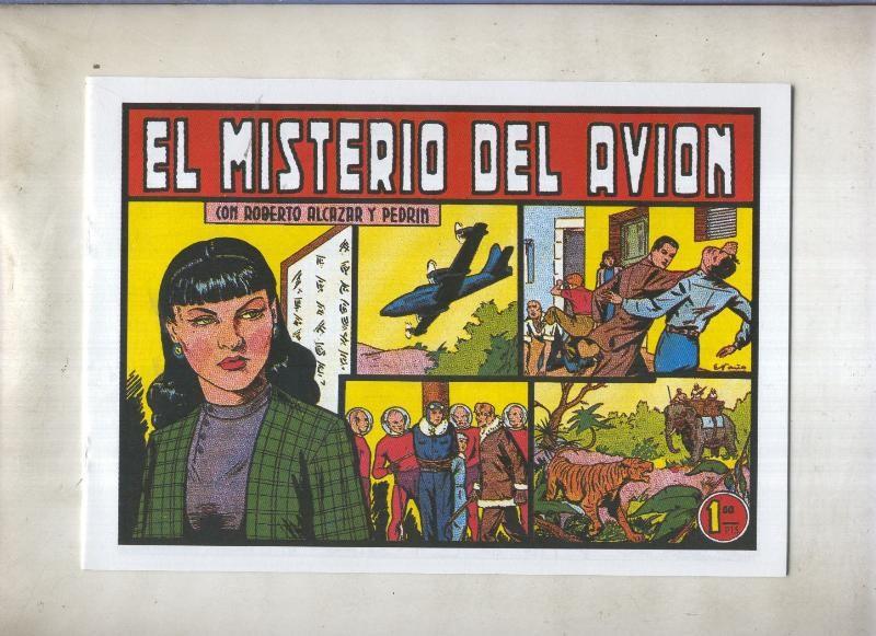 Facsimil: Roberto Alcazar y Pedrin numero 0293: El misterio del avion