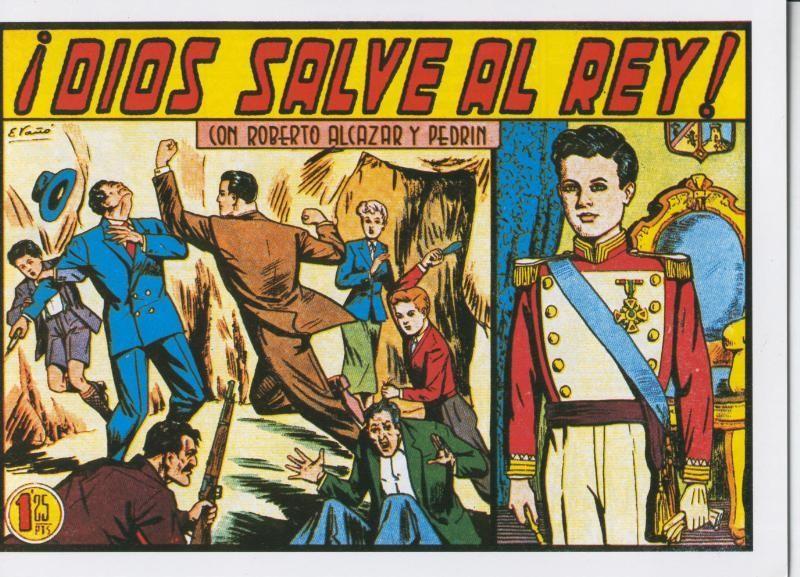 Facsimil: Roberto Alcazar y Pedrin numero 0304: Dios salve al rey