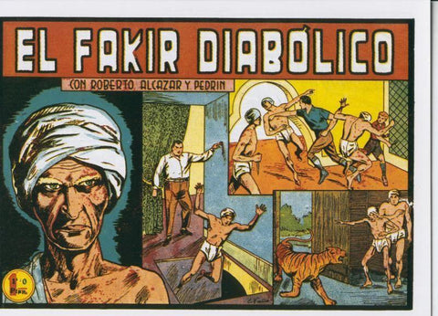 Facsimil: Roberto Alcazar y Pedrin numero 0305: El fakir diabolico
