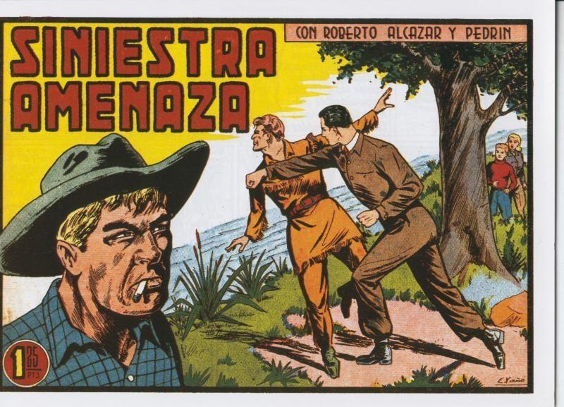 Facsimil: Roberto Alcazar y Pedrin numero 0307: Siniestra amenaza