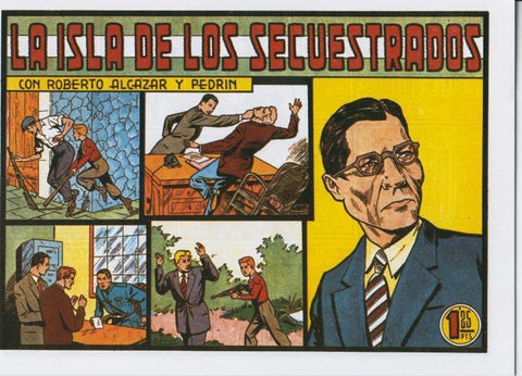 Facsimil: Roberto Alcazar y Pedrin numero 0314: La isla de los secuestrados