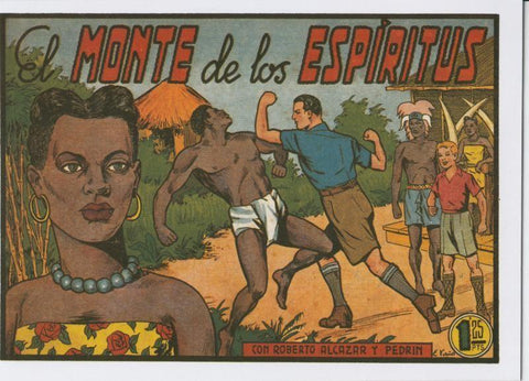 Facsimil: Roberto Alcazar y Pedrin numero 0319: El monte de los espiritus
