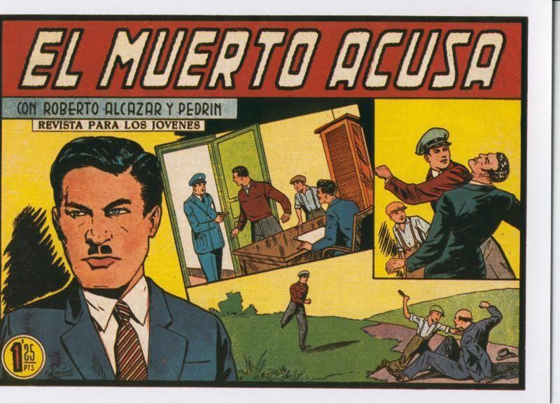Facsimil: Roberto Alcazar y Pedrin numero 0334: El muerto acusa