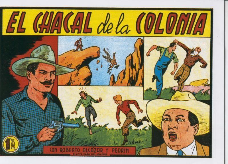 Facsimil: Roberto Alcazar y Pedrin numero 0338: El chacal de la colonia